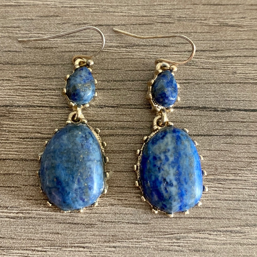 Francesca’s Blue Stone Earrings!